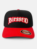 MUKA 'Blessed Patch' Snapback Hat (Blk/Red) S4620
