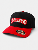MUKA 'Blessed Patch' Snapback Hat (Blk/Red) S4620