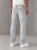 Kloud9 'Triple Cross' Rhinestone Stacked Denim (Aqua Blue) P26134