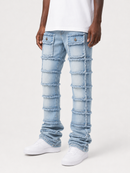 FWRD 'Patchwork True Stacked Denim' FW-33958A (Ice Blue)