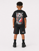 Highly Undrtd Kids 'Rise Above' T-Shirt (Black/Silver) US6100K