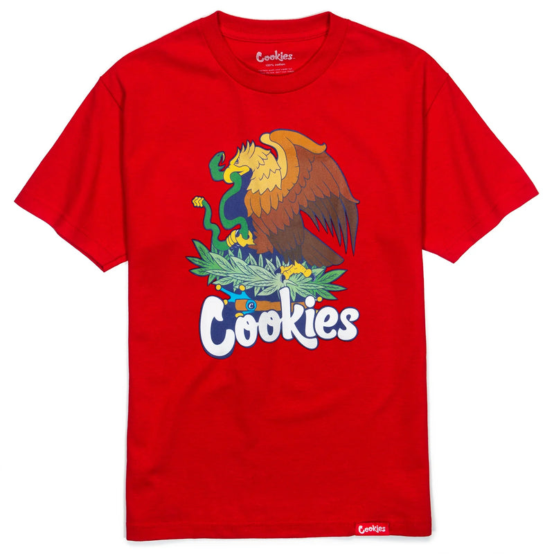 Cookies 'Mexican Eagle Logo SS' T-Shirt (Red) CM244TSP15