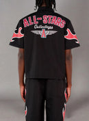Copper Rivet All-Star Button Down Shirt In Black 612004