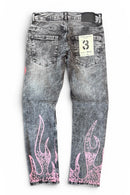 FWRD 'Dreams' Slim Straight Denim In Washed Black
