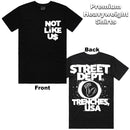 PG Apparel 'Not Like Us' T-Shirt (Black) NOT100 - FRESH N FITTED