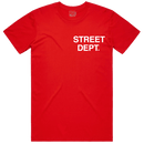 PG Apparel 'Street DEPT' T-Shirt (Red) STDPT100 - Fresh N Fitted Inc 2