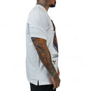 Juren 'Alpha Wolf' Chenille T-Shirt (White) - FRESH N FITTED