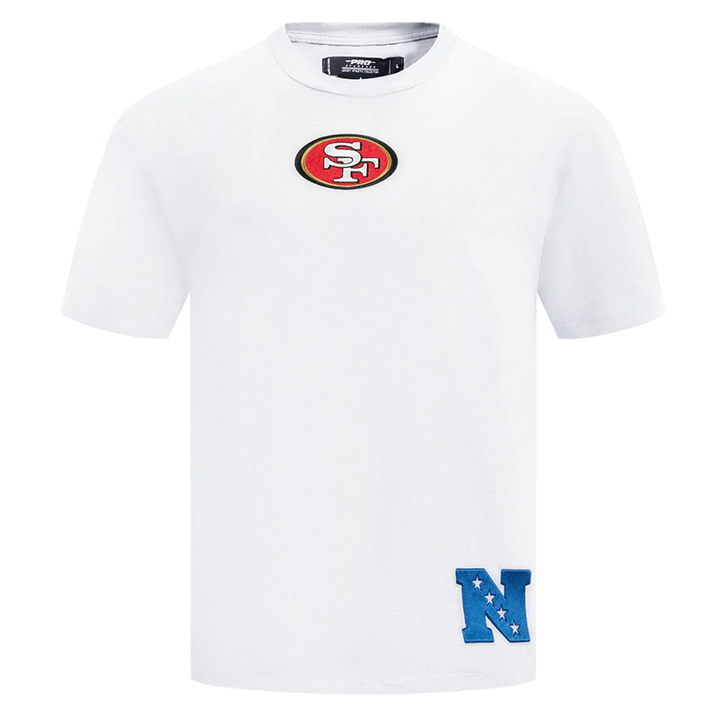 Pro Standard 'San Francisco 49ers Wingspan' Drop Shoulder T-Shirt (White) FS41410470