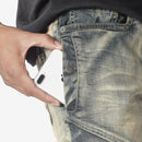 Copper Rivet Side Pocket Denim Pants (Dirt Tint) 933208 - FRESH N FITTED
