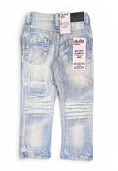 Evolution Kids 'Relaxed Straight' Denim in Ice Blue