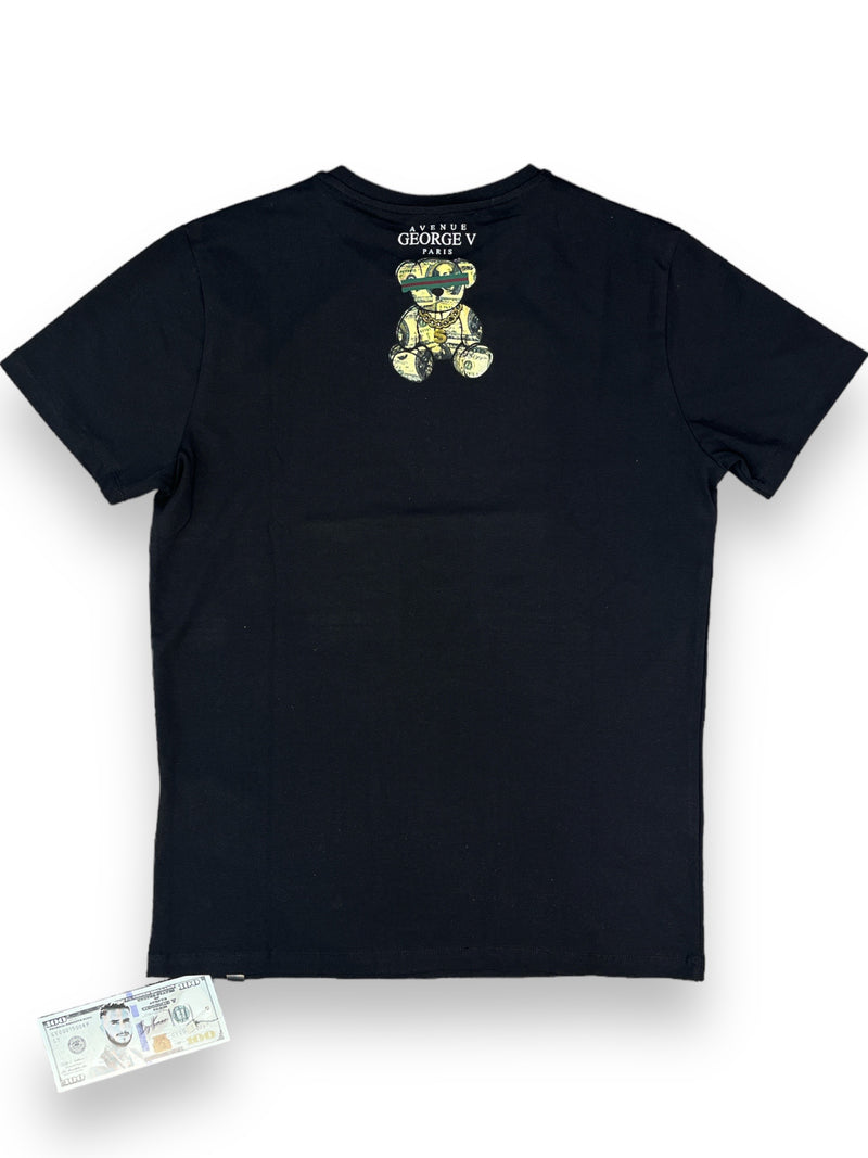 George V 'Cash Bear' Tee (Black) GV-S2741 - FRESH N FITTED-2 INC