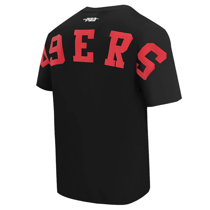 Pro Standard 'San Francisco 49ers Wingspan' Drop Shoulder T-Shirt (Black) FS41410470