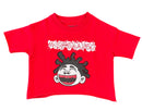 Focus Kids 'Misbehaved' Cropped T-Shirt (Red) 80699T/K - FRESH N FITTED