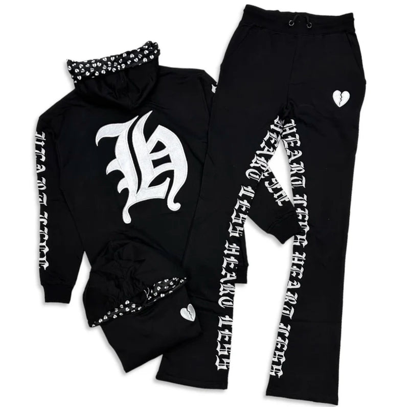 Focus 'Heartless' Stacked Sweatpants