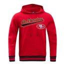 San Francisco 49ers 'Script Tail' Hoodie (Red) - FRESH N FITTED