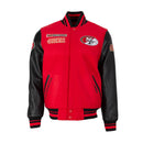 Pro Standard 'San Francisco 49ers Split Logo' Varsity Jacket (Red) Fs46410391 - FRESH N FITTED