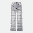FWRD 'Patchwork True Stacked Denim' (Grey) FW-33958A - FRESH N FITTED