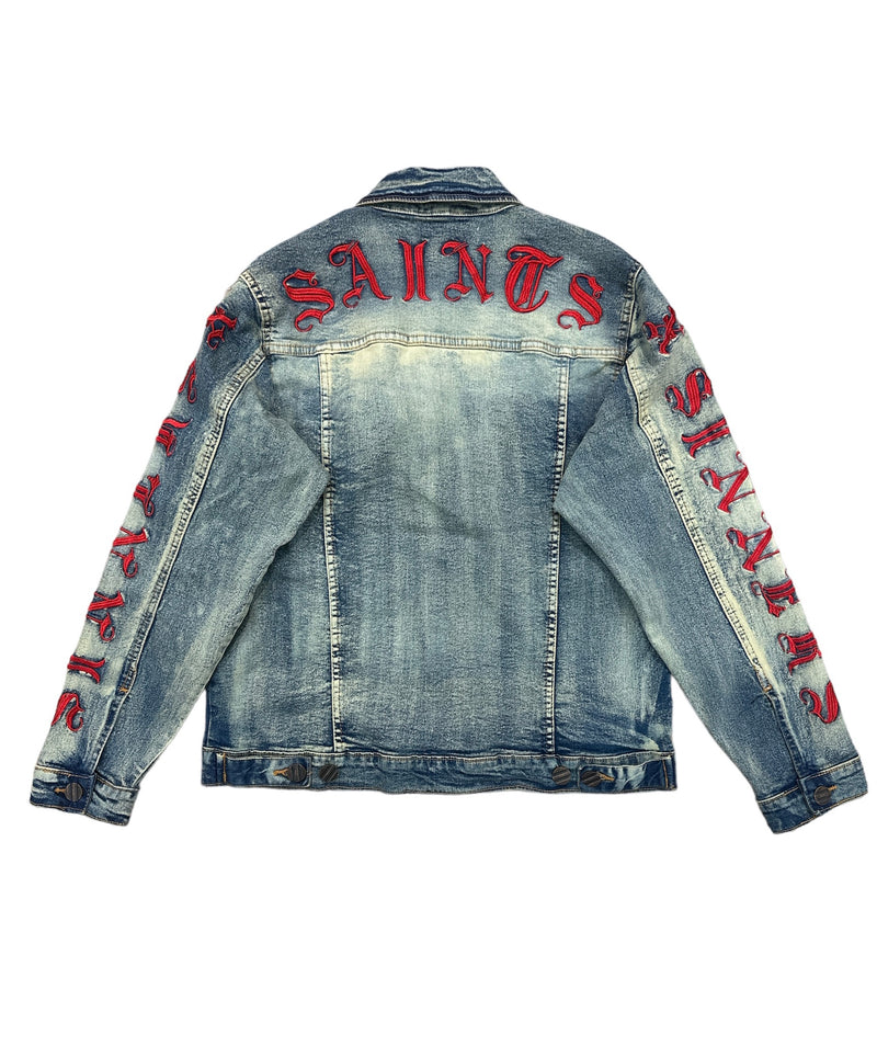 FWRD 'Saints X Sinners' Denim Jacket - Fresh N Fitted Inc