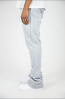 Rebel Minds Sweats Stacked Pants (Grey) 100-475 - FRESH N FITTED