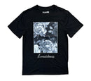 Rebel Minds 'Vintage Rose' T-Shirt (Black) 141-173 - FRESH N FITTED
