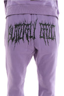KDNK 'Butterfly' Stacked Sweatpants (Purple) KNC020S - FRESH N FITTED