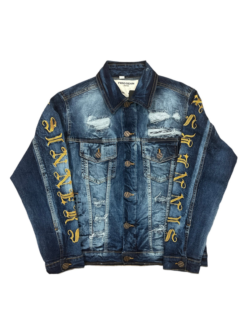 FWRD 'Saints X Sinners' Denim Jacket - Fresh N Fitted Inc