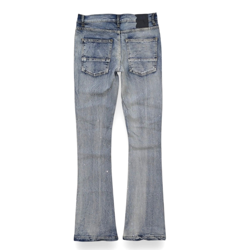 Rebel Denim 'Rhinestone' Stacked Denim (Lt.Vintage) 642-677