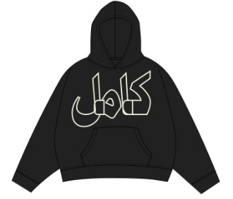 KML 'SCRIPT’ Hoodie (Black)