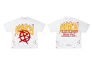 Birds "Anarchy" Ivory Ultra-Premium Oversized S/S Box T-Shirt - FRESH N FITTED