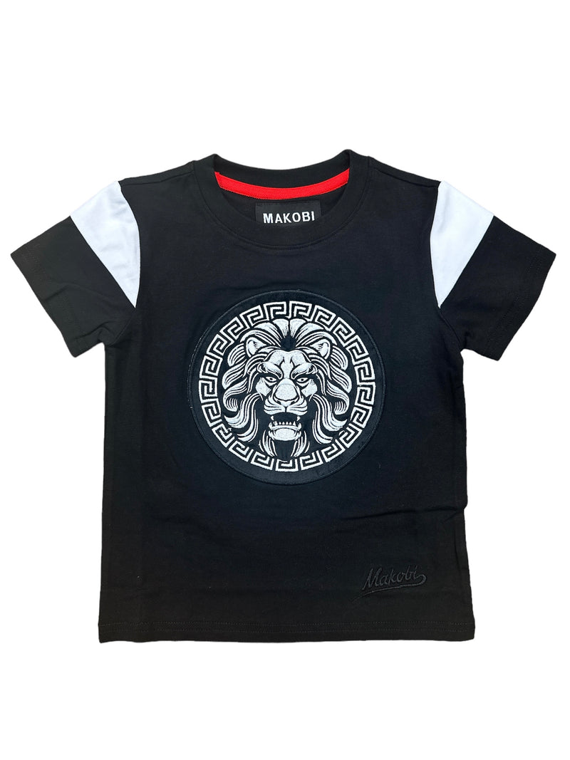 Makobi Kids "Leone" Kids Tee (Black) B103 - Fresh N Fitted Inc