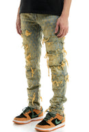 KDNK 'Jacquard Complex' Denim (Blue) KND4666 - FRESH N FITTED
