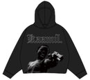 KML 'ZE' Cropped Hoodie (Black) - FRESH N FITTED