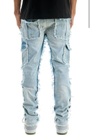 KDNK 'Cargo Skinny'  Denim KND4630 (Blue) - FRESH N FITTED