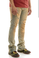 KDNK P2 Stacked Flare Denim KND4592 (Tint M Blue) - FRESH N FITTED