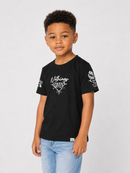 Highly Undrtd Kids Nothing Given T-Shirt Black US6108K