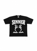 FWRD 'Skeleton Sinner' Crop T-Shirt (Black) FW-180822E