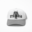 MUKA Stay Wild Stone Snapback Hat (Wht/Stone Grey ) – SR4601 - FRESH N FITTED