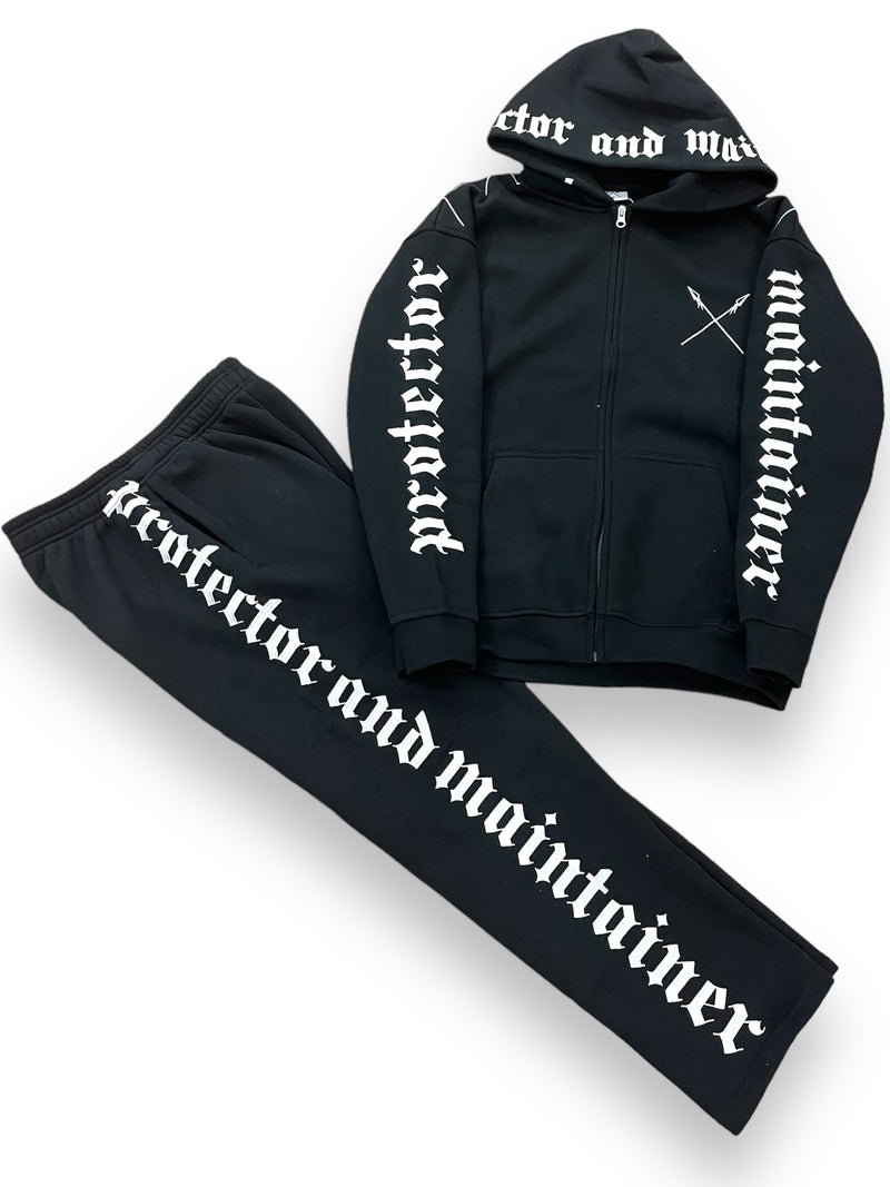 Protector and Maintainer 'Core' Zip Up (Black)