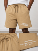 Black Label 'Premium' Shorts (Espresso) - FRESH N FITTED