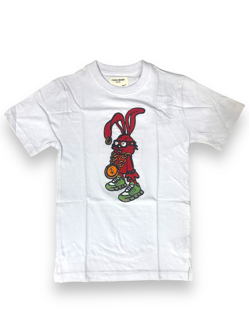 Evolution Kids 'Fly Bunny' T-Shirt (White) EV-180496