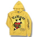 Ed Hardy 'Sacred Heart' Hoodie (Gld. Yellow) EHM1300-87RS - FRESH N FITTED