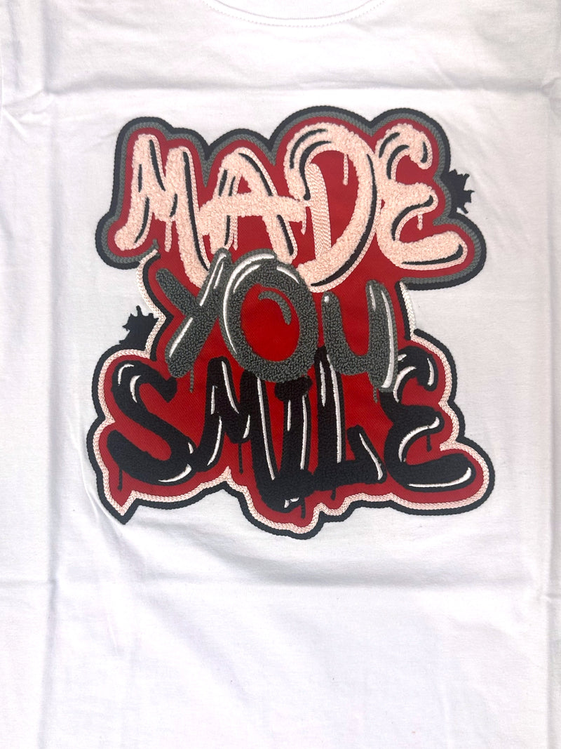 Evolution Kids 'Made You Smile' T-Shirt (White) EV-180509