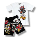 Rebel Minds Kids 'Jaguar' T-Shirt (White) 851-B146 - FRESH N FITTED