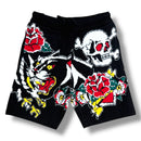 Rebel Minds Kids 'Jaguar' Sweater Shorts 851-B946 (Black) - FRESH N FITTED