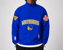 Pro Standard Golden State Warriors 'Pre Game' Zip Wind Jacket in Royal Blue