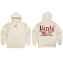 Birds "Stacked" Ivory Premium Heavyweight Hoodie - Fresh N Fitted Inc