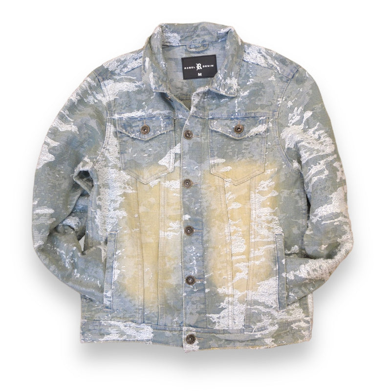 Rebel Denim 'Jacquard' Denim Jacket