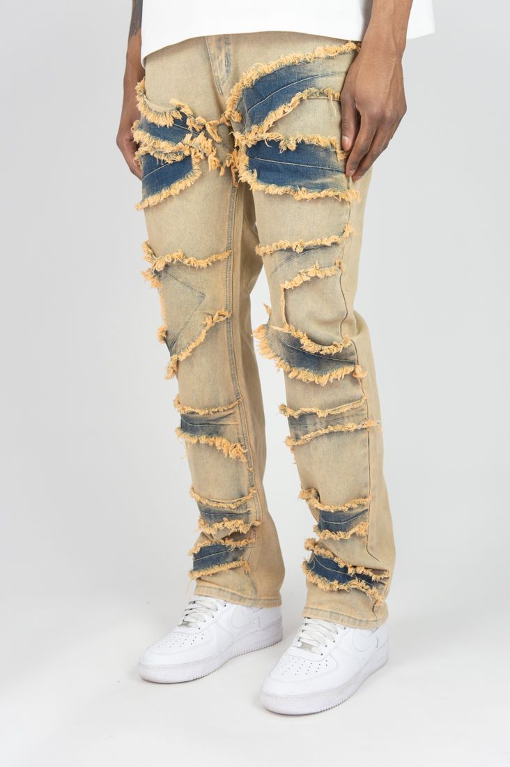 Original Fables 'Frayed' Straight Denim (Desert) G51-682 - FRESH N FITTED
