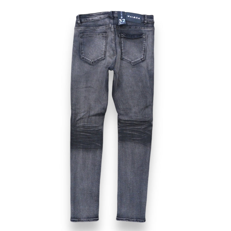 Waimea 'Plain Rips' Denim (Black Bleach Wash) M5710DB