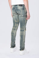 Smoke Rise 'Vintage Wash' Denim (Topaz Blue) JP24502 - FRESH N FITTED